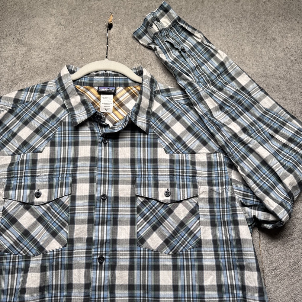 Patagonia Men's Western Plaid Shirt XL Organic‎ Cotton Outdoor Workwear Hiking